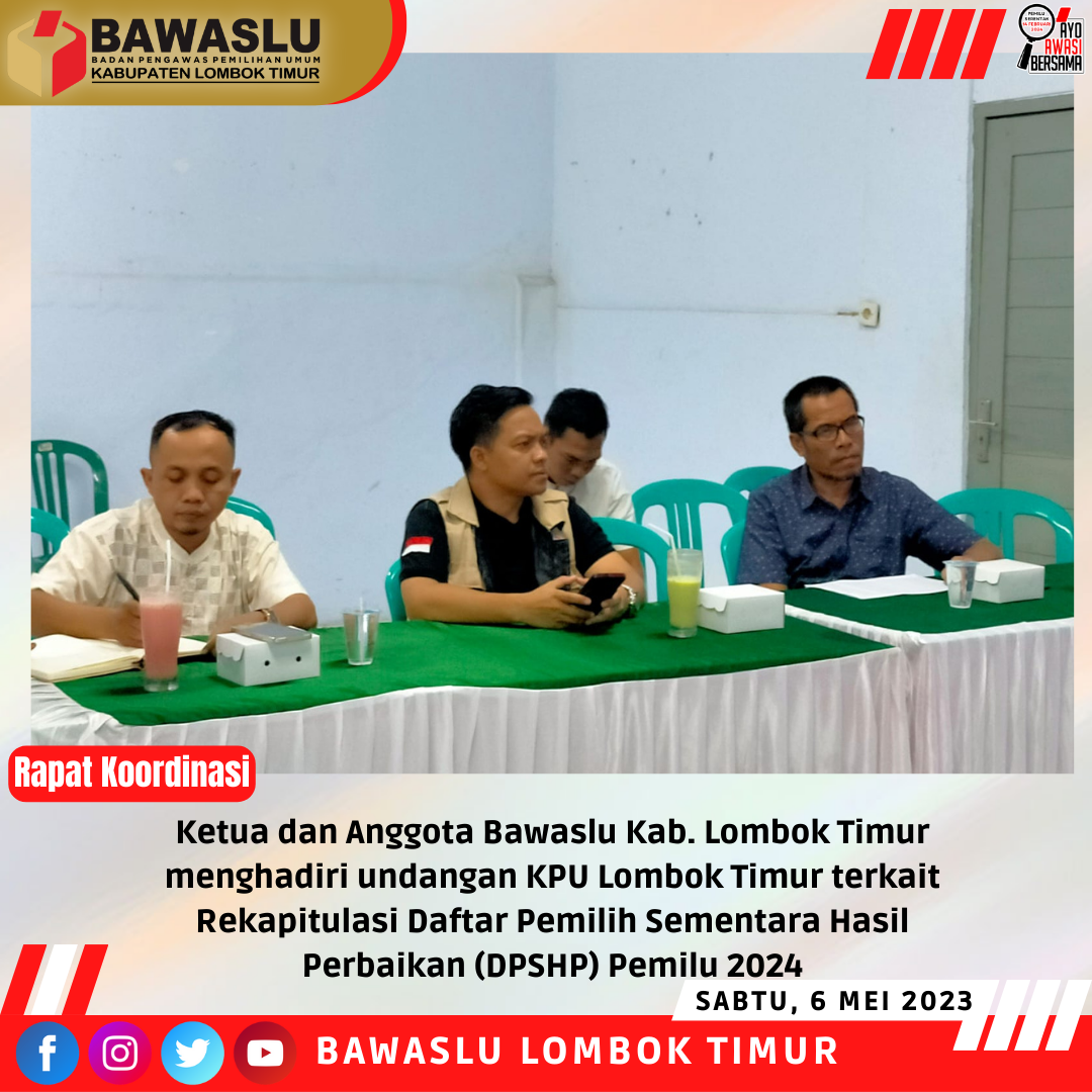 Menghadiri Undangan KPU terkait DPSHP