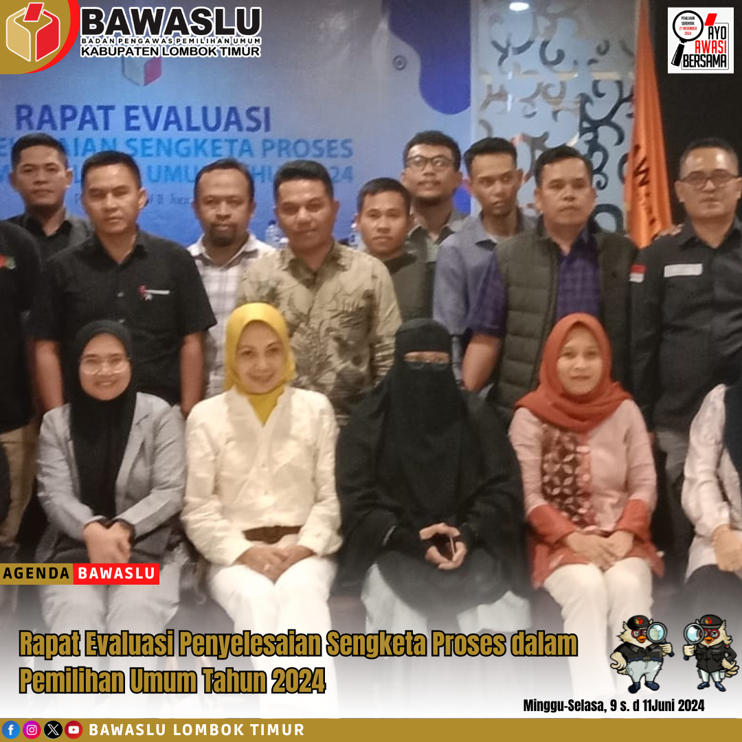 Kordiv Hukum dan PS Hadiri Kegiatan Rapat Evaluasi Penyelesaian Sengketa Proses