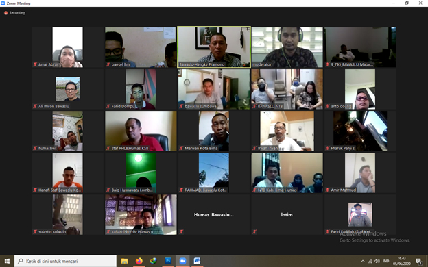 mengoptimalisasi peran dan fungsi Kehumasan di Lingkungan Bawaslu