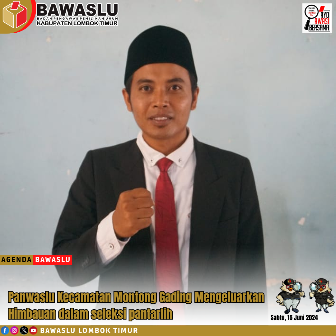 Proses Seleksi Pantarlih Panwaslu Kecamatan Himbau PPK dan PPS