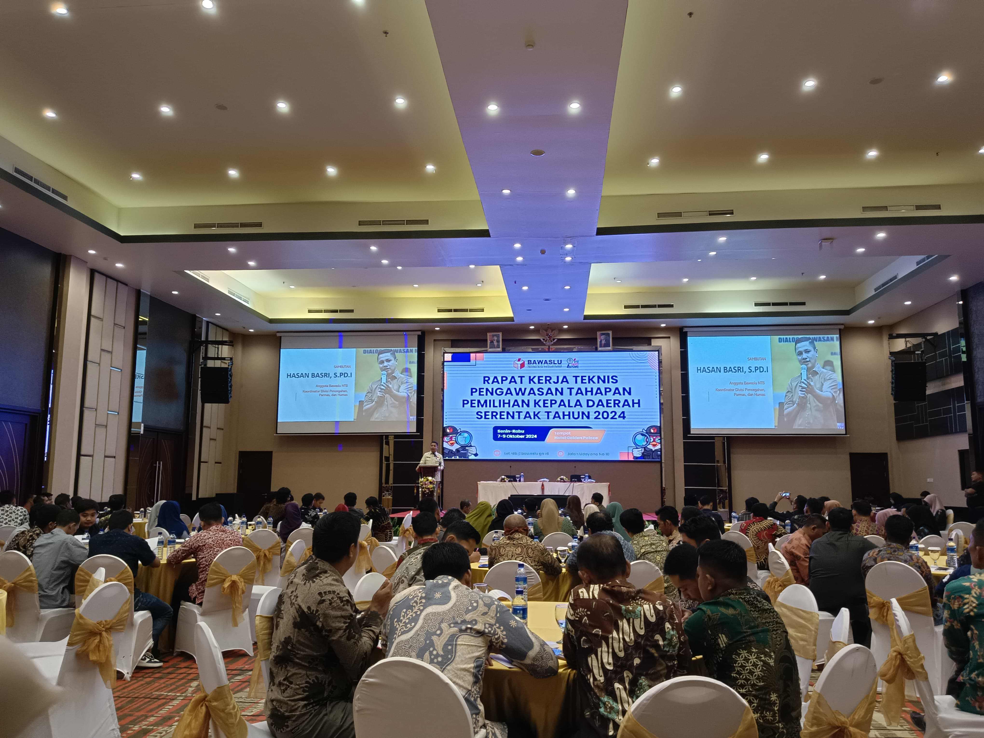 Rakernis Pengawasan Tahapan Pilkada Serentak 2024