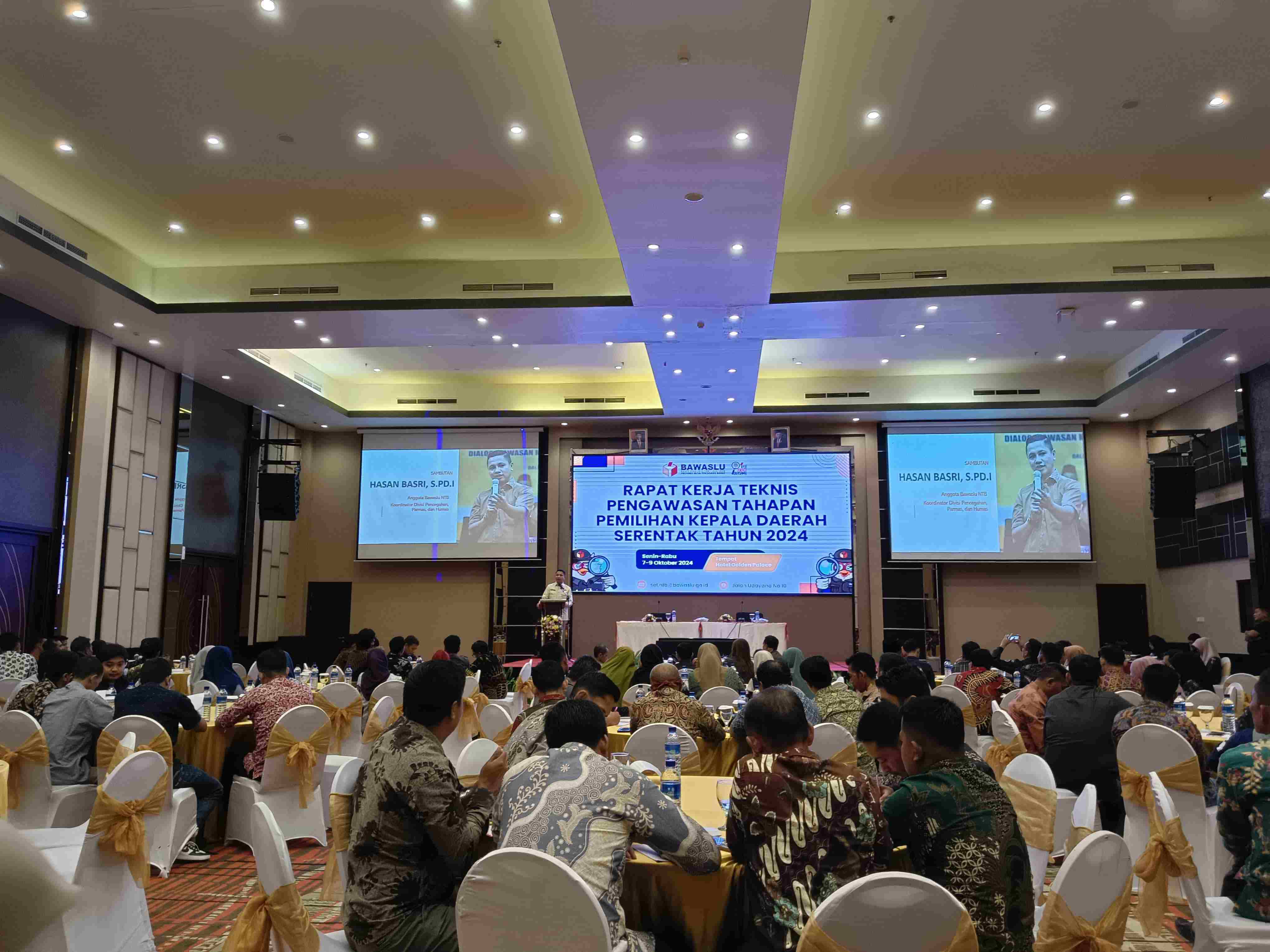 Rakernis Pengawasan Tahapan Pilkada Serentak 2024