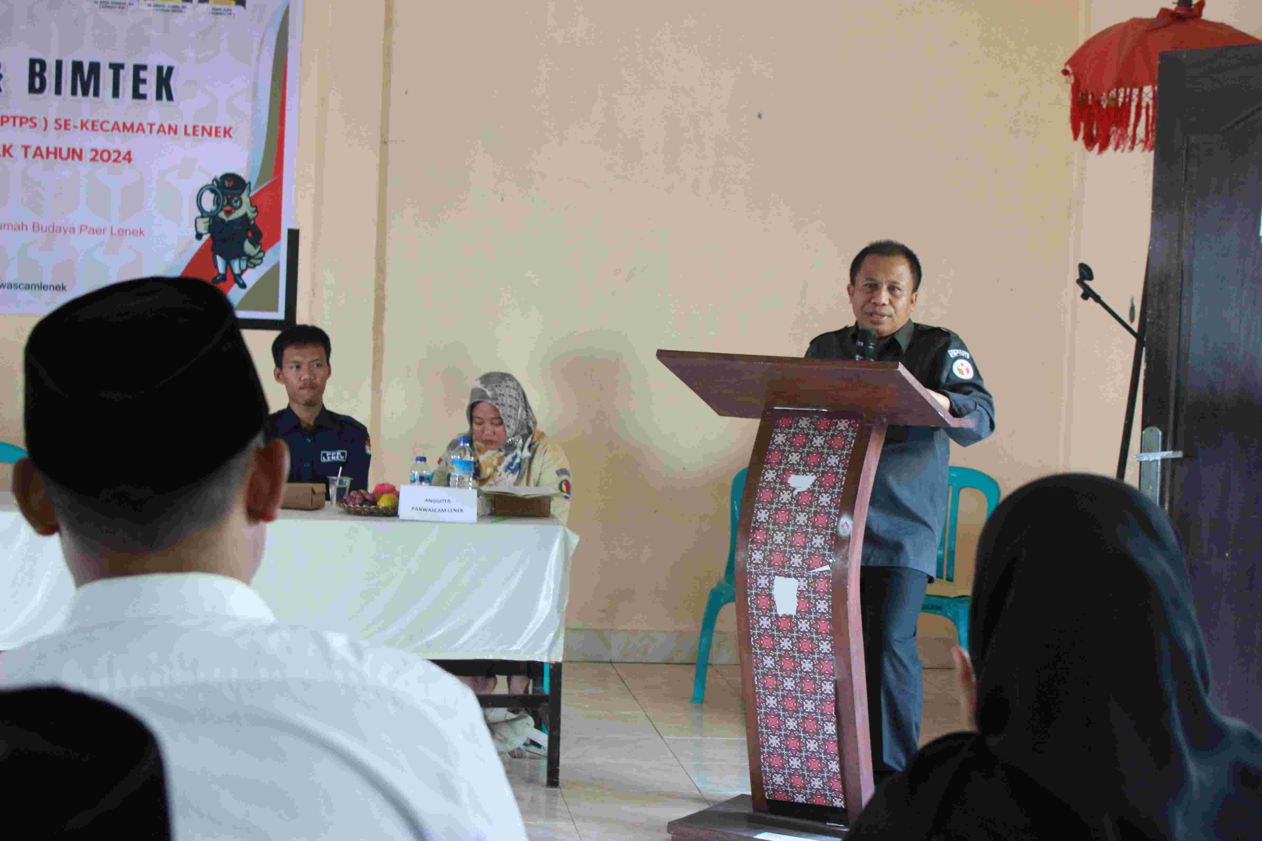 Sambutan Ketua Bawaslu Lotim Dalam Pelantikan PTPS