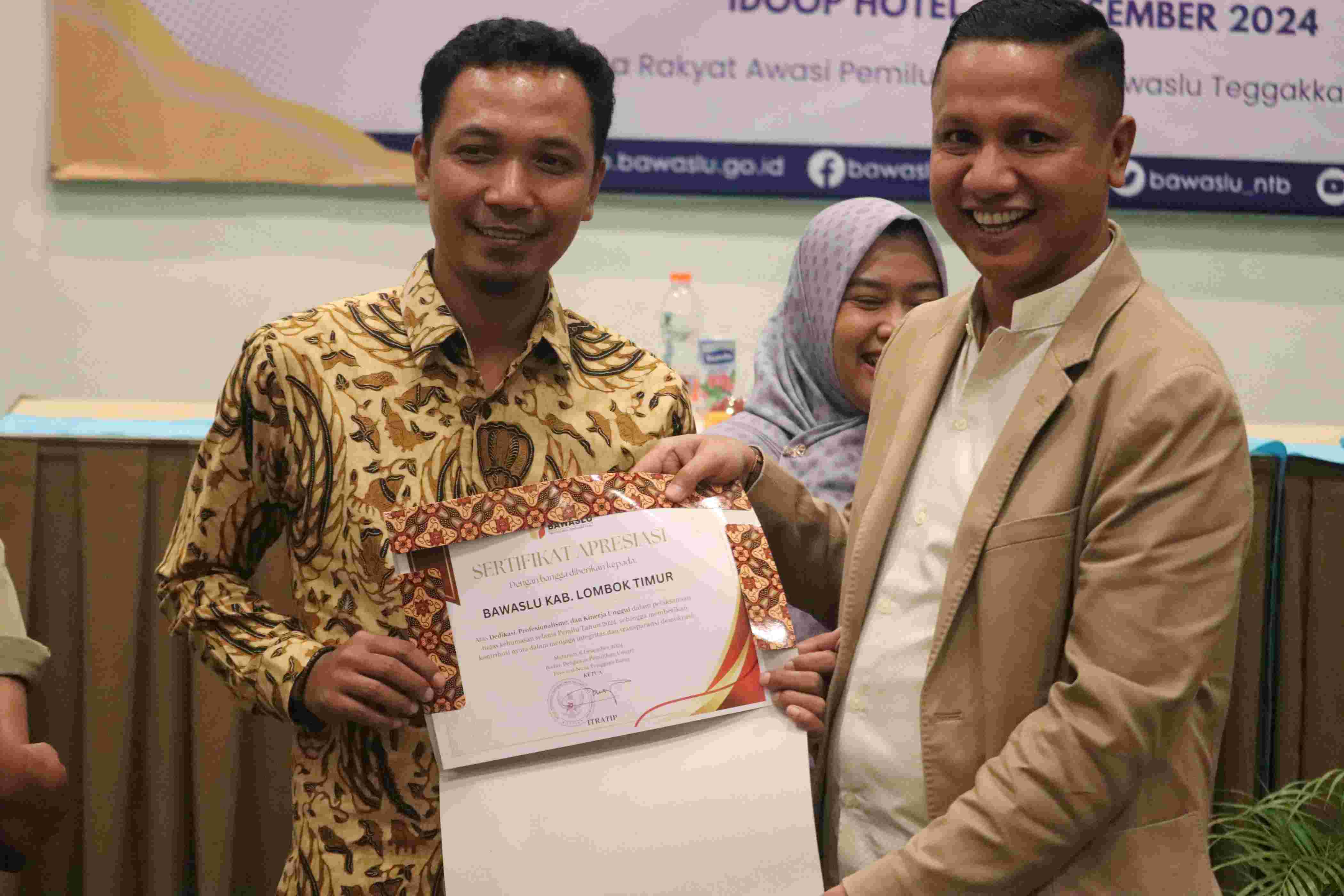 Kordiv Pencegahan Parmas dan Humas Bawaslu Lotim