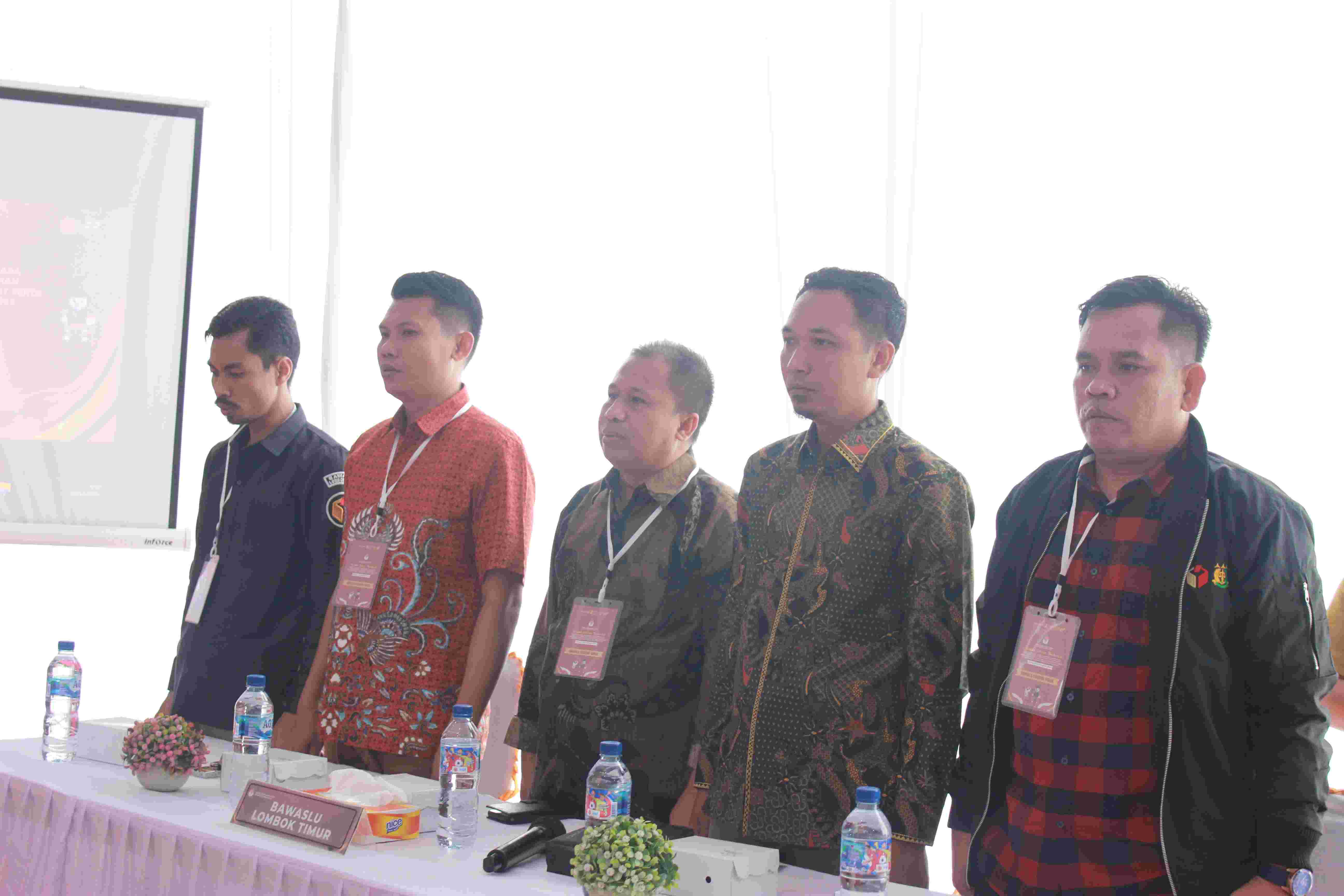 Ketua dan Anggota Bawaslu Lombok Timur