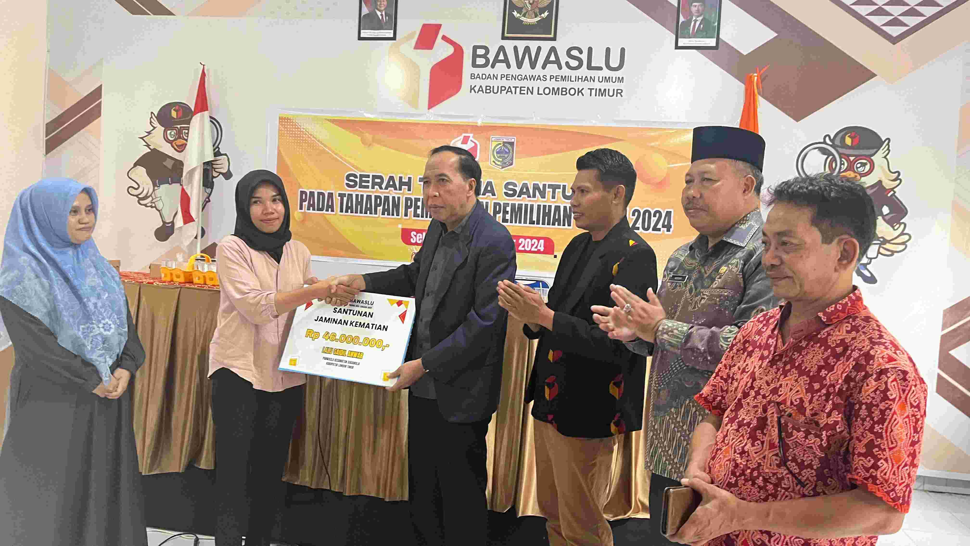 Penyerahan Santunan Kematian BPJS Ketenaga Kerjaan