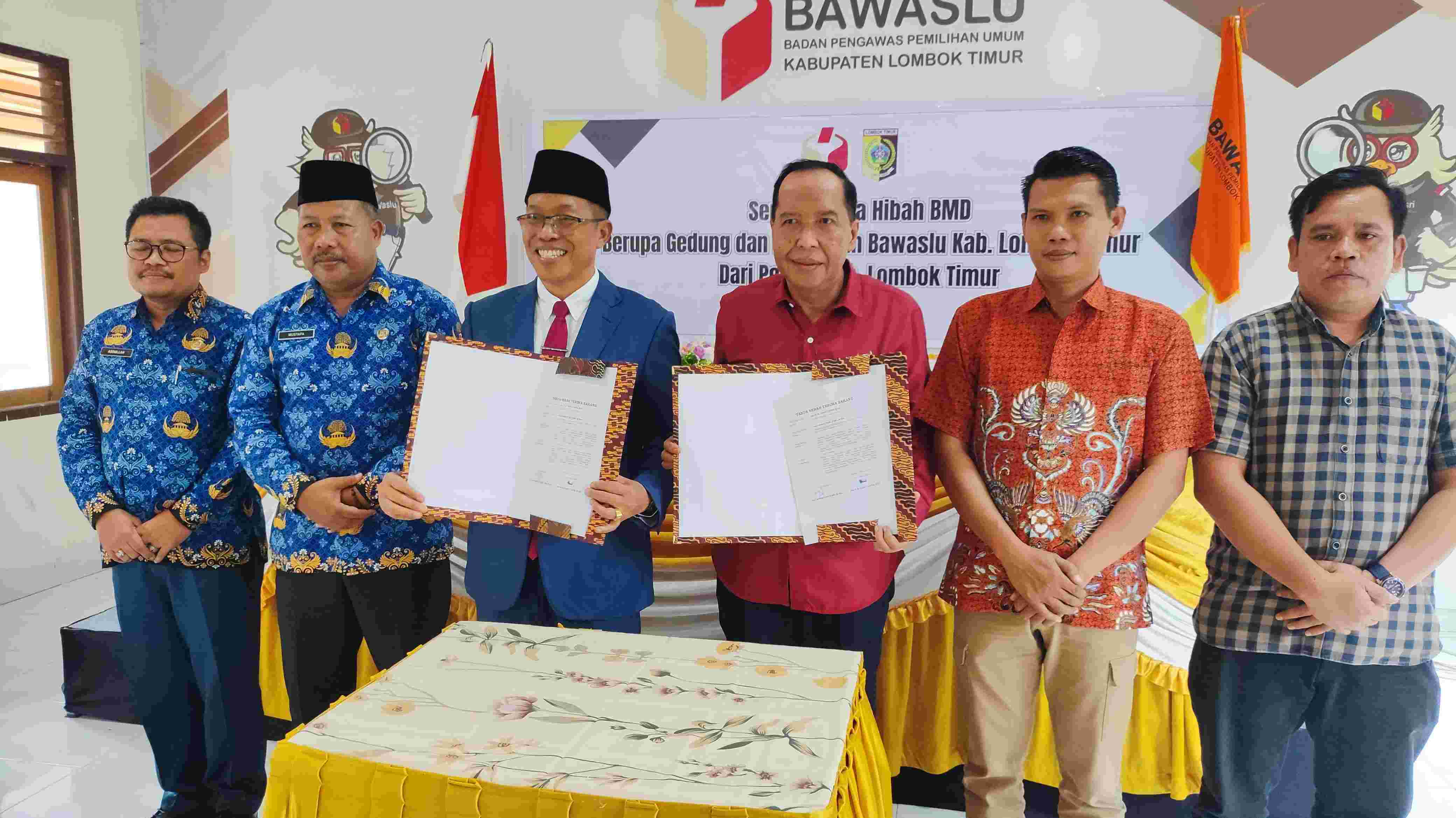Serah Terima Gedung dan Bangunan Bawaslu Lotim