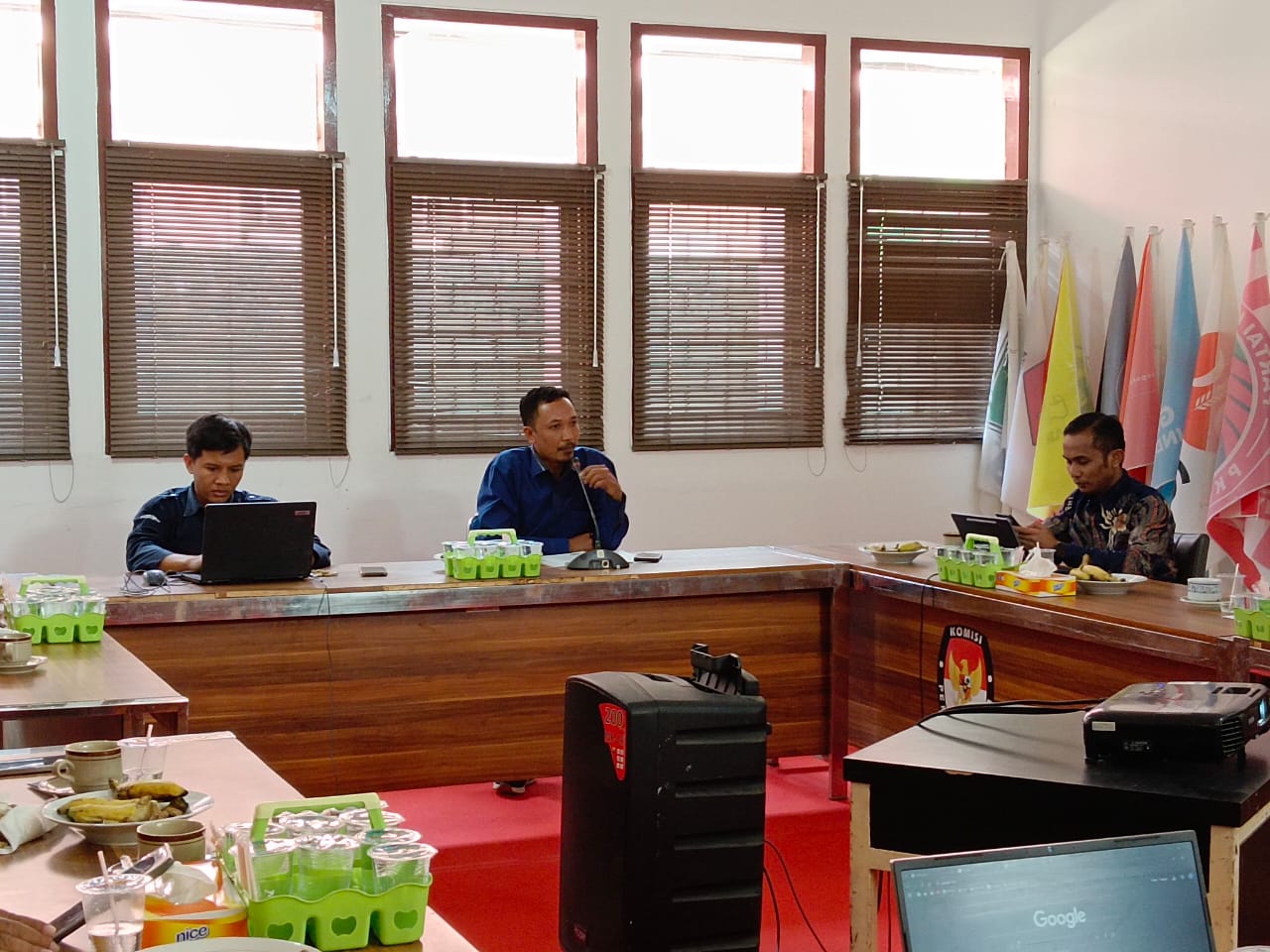 Kordiv P2H menyampaikan Tanggapan Rakor