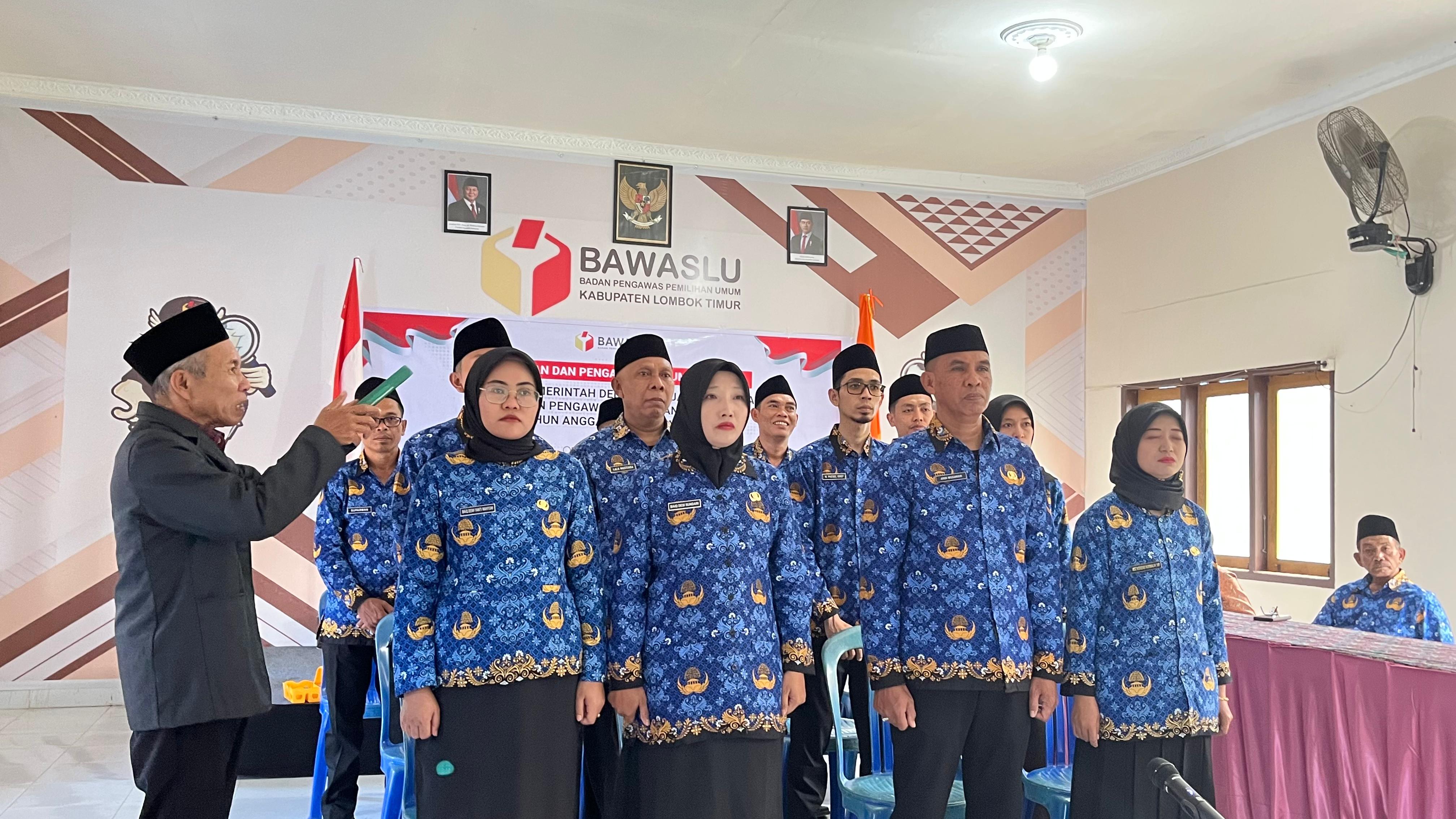 Pelantikan P3K Bawaslu Seluruh Indonesia 