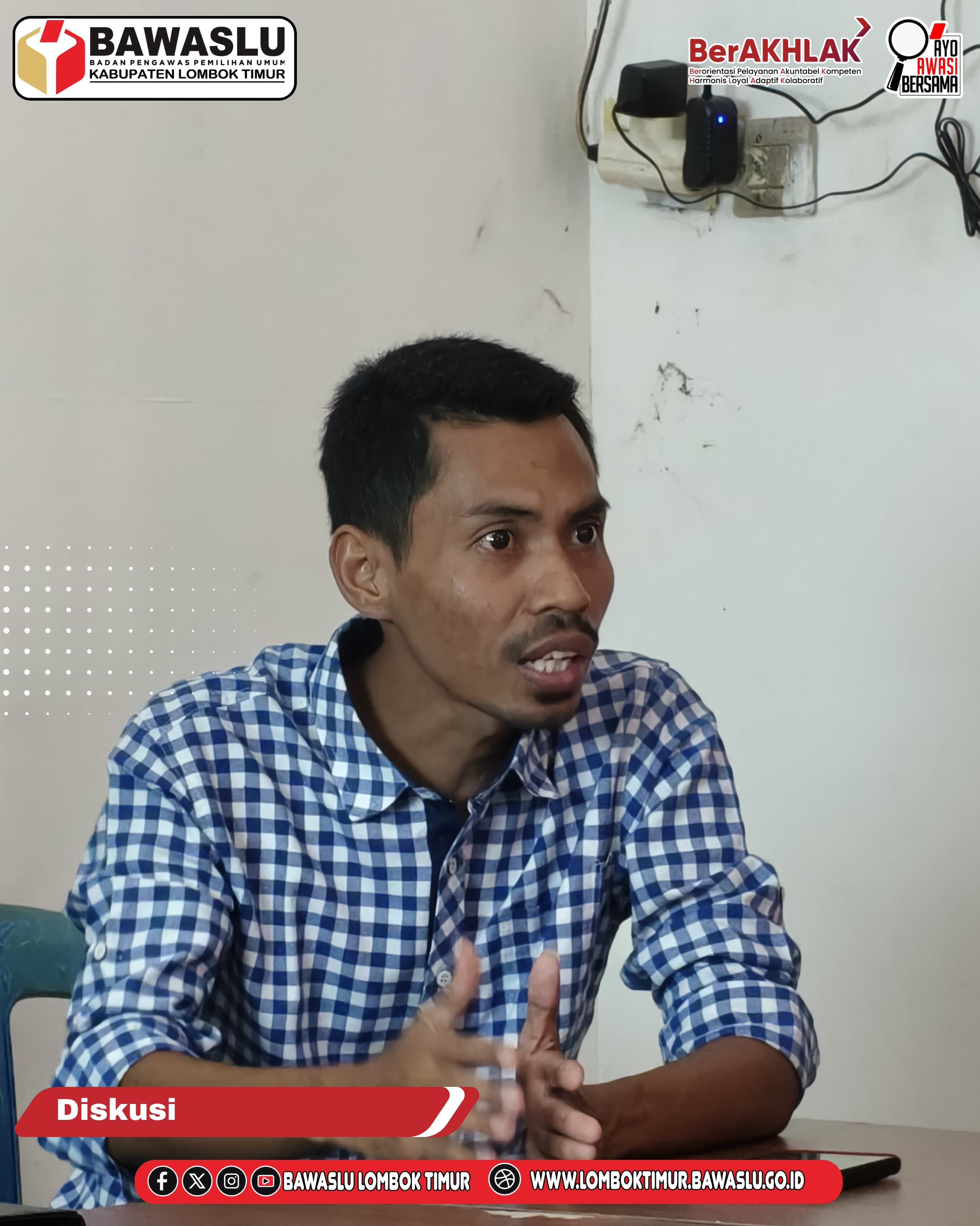 Jumaidi dalam diskusi