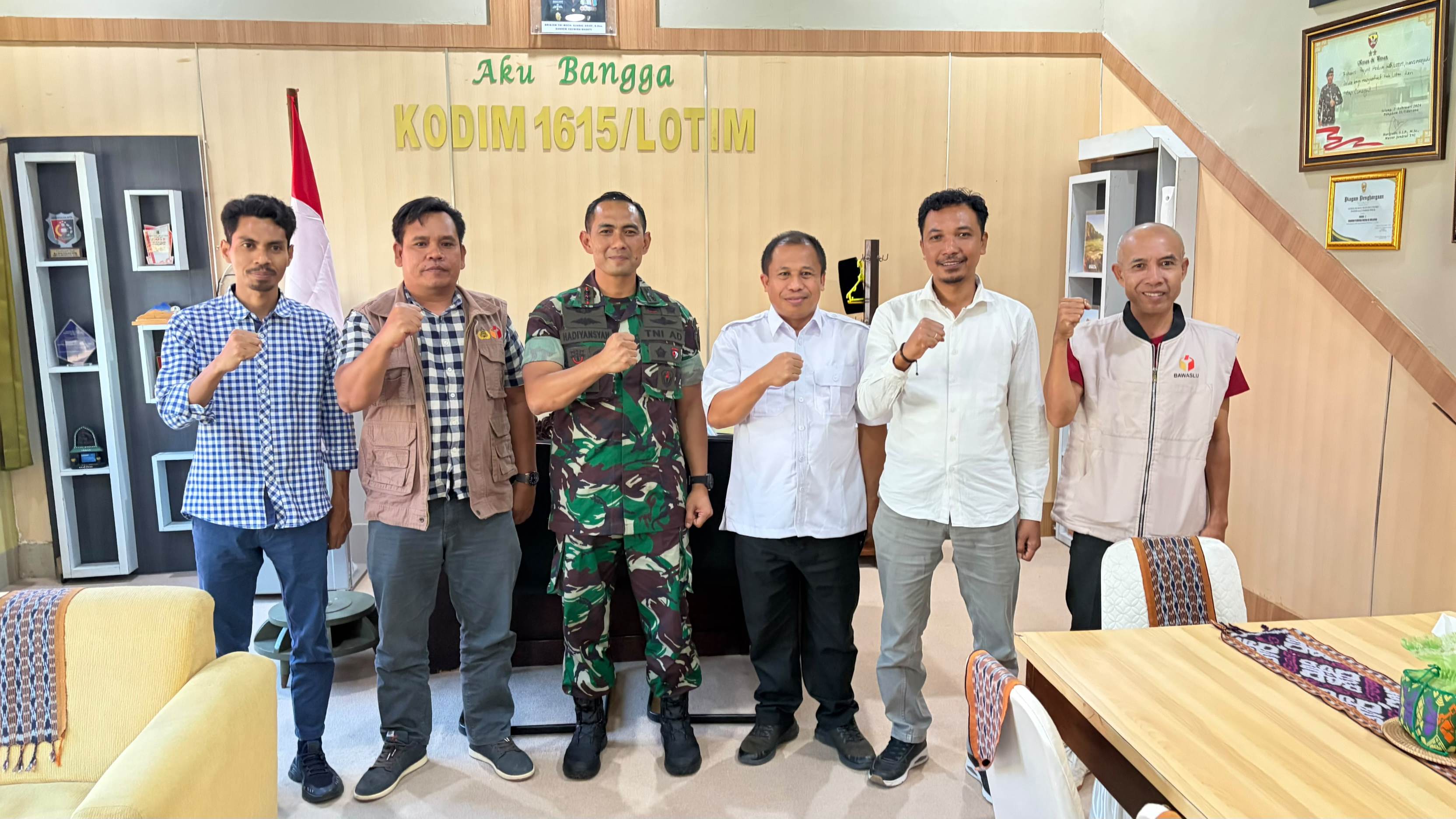 Konsoldem dengan Kodim 1615
