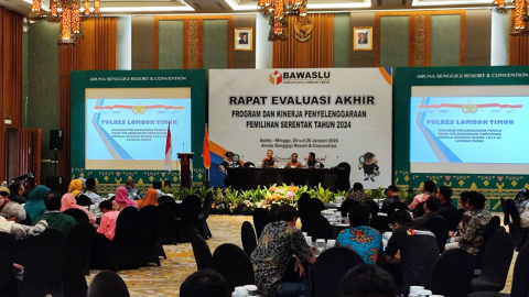 Rapat Evaluasi Akhir Program dan Kinerja Penyelenggaraan Pemilihan Serentak Tahun 2024