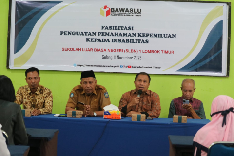 Sambutan Ketua Bawaslu Lotim