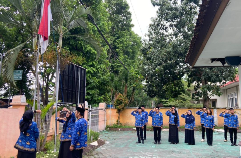 pelaksanaan apel hari pahlawan
