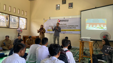 Fasilitasi Penguatan Pemahaman Kepemiluan Kepada Disabilitas