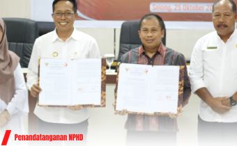Penandatanganan Naskah Perjanjian Hibah Daerah (NPHD) untuk Pilkada Tahun 2024