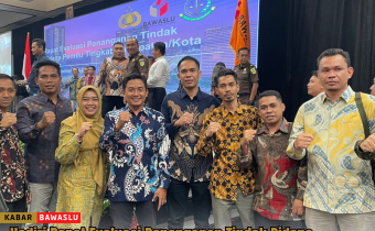 Hadiri Rapat Evaluasi Penanganan Pelanggaran Bawaslu RI