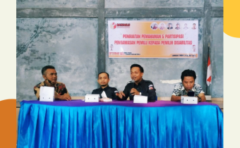 Sosialisasi Penguatan Pemahaman & Partisipasi Pengawasan PEMILU kepada Pemilih Disabilitas