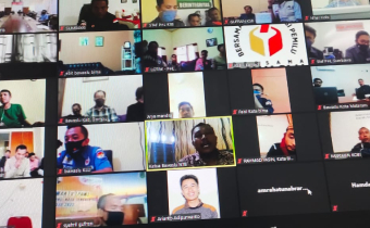 Rapat Data Covid-19 dan Perencanaan Pelaksanaan Diskusi Daring SKPP