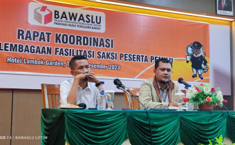 Rakor Penguatan Kelembagaan Fasilitasi Saksi Peserta Pemilu