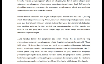 Siaran Pers IKP 2020