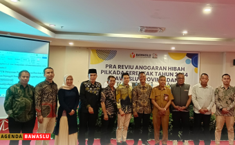 Bawaslu Provinsi NTB Pra Reviu Anggaran Hibah