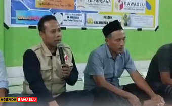 Panwascam Manfaatkan Kegiatan Masyarakat untuk Sosialisasi