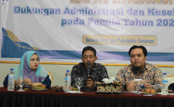 Bawaslu Lotim Gelar Rapat Evaluasi Pertanggungjawaban Pemilu