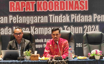 Bawaslu Lotim Gelar Rakor Penanganan Pelanggaran Tipilu