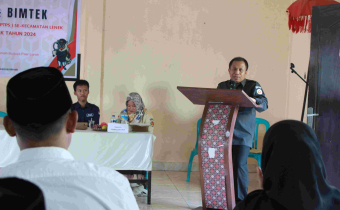 Sambutan Ketua Bawaslu Lotim Dalam Pelantikan PTPS