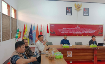 Ketua dan Dua Anggota Hadiri Rakor di KPU Lotim