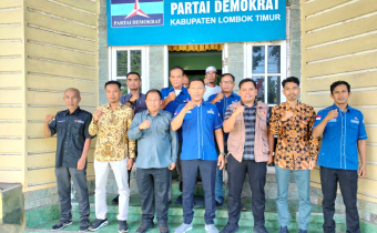 Anggota Bawaslu Lotim dan DPC Partai Demokrat 
